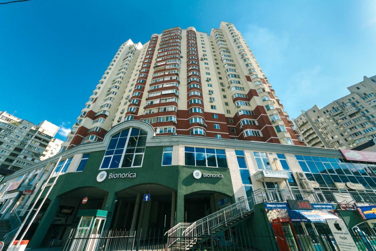 Люкс Апартаменты С 3 Комнатами Княжий Затон Kiev Exterior foto